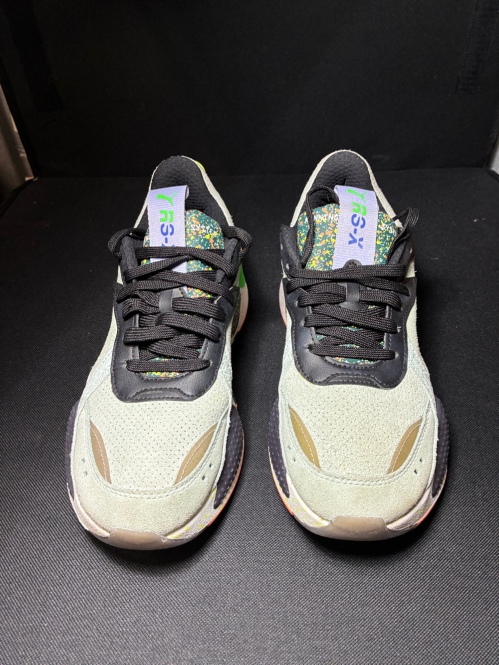 Puma Multi-Color Casual Sneakers - Green Accents USED SKU 372856-01